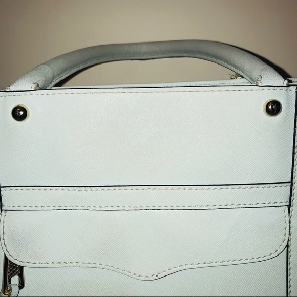 REBECCA MINKOFF Light Blue Leather Tote - Picture 6 of 8